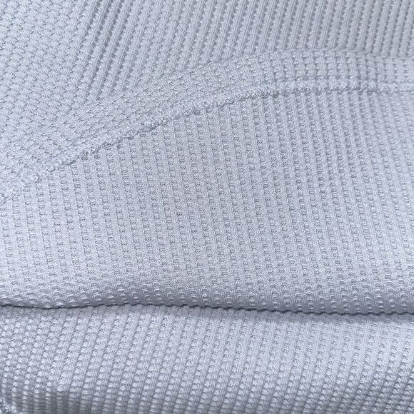 GAP XLT Ice Blue Waffle Knit Button Front Long Sleeve Henley - Picture 13 of 13